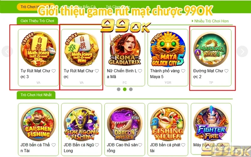 Tự rút mạt chược 99OK: Khám phá game đấu trí số 1 Giới thiệu game rút mạt chược 99OK
