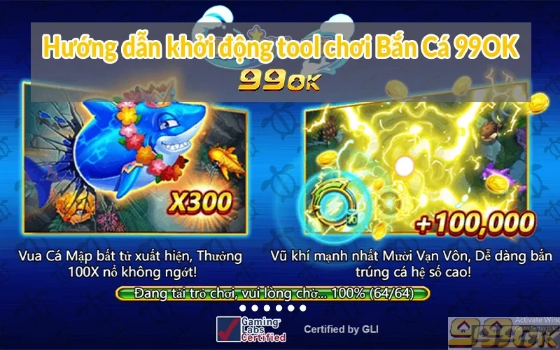 Tool Bắn Cá 99OK - Chinh phục đại dương, săn boss khủng Hướng dẫn khởi động tool chơi Bắn Cá 99OK